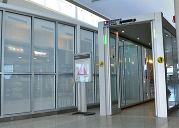 Automated Security Exit Lane Doors